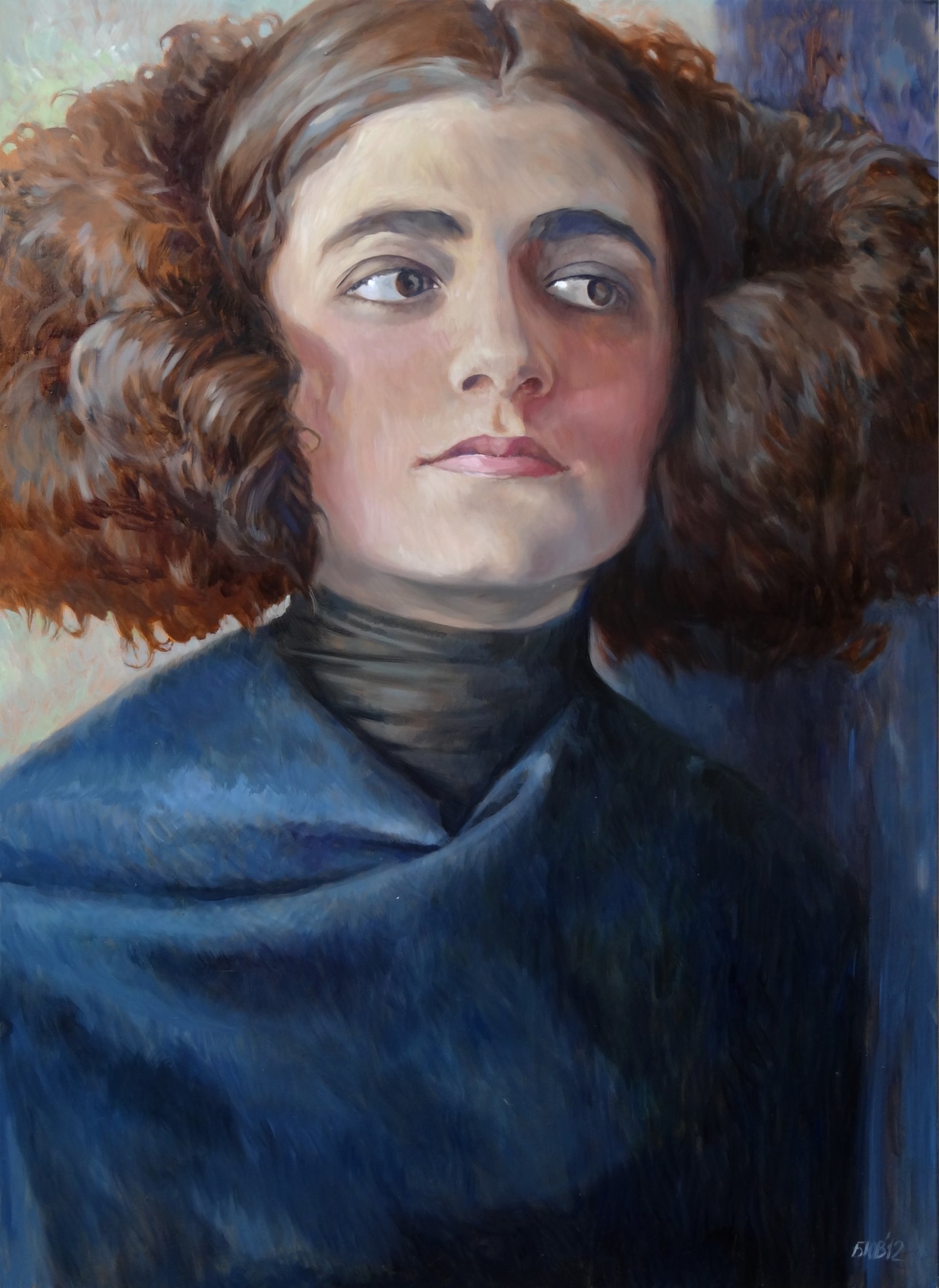Gemälde von Julia Belot: Ruth Klinger, Öl auf Leinwand, 140 cm x 100 cm, 2012